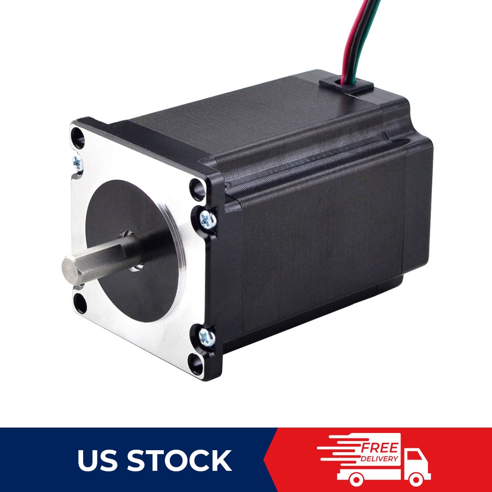 STEPPERONLINE Nema 23 Stepper Motor 2.4Nm(340oz.in)4A 8mm Shaft 57x82mm CNC