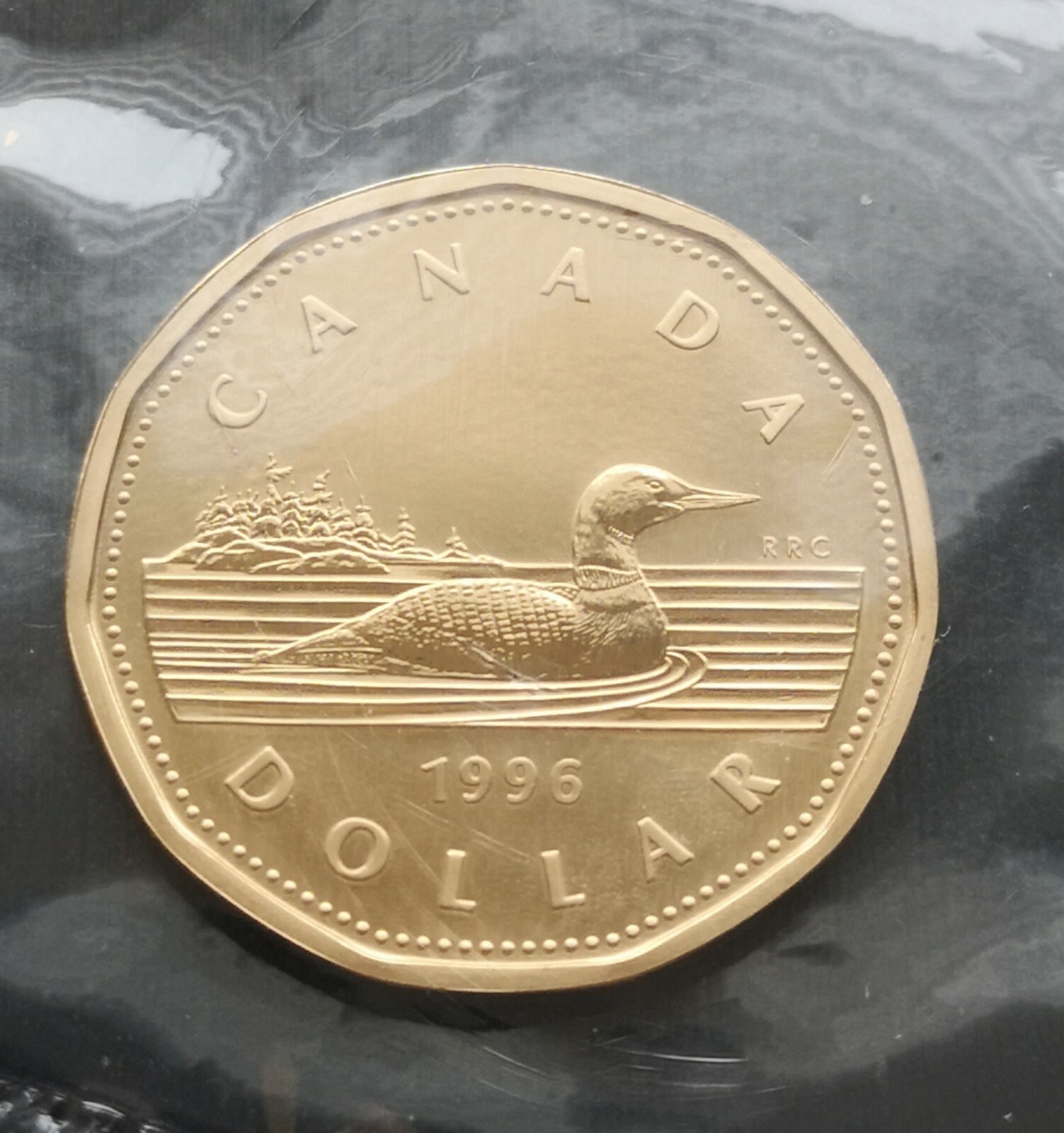 ***  CANADA   LOONIE  1996  *** PROOF  LIKE  ***  SEALED  COIN  ***