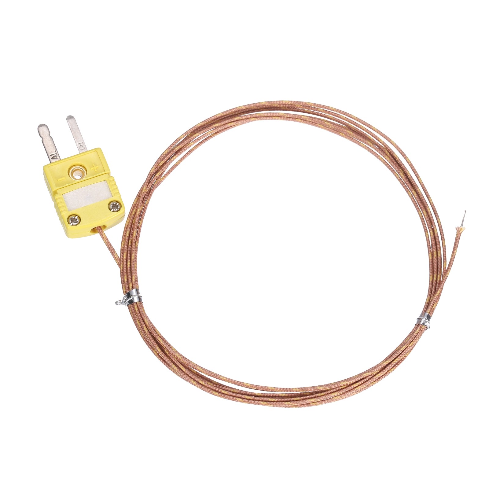 K Type Thermocouple 6.6ft Temperature Sensing Line Measure Range -50°C-482°C