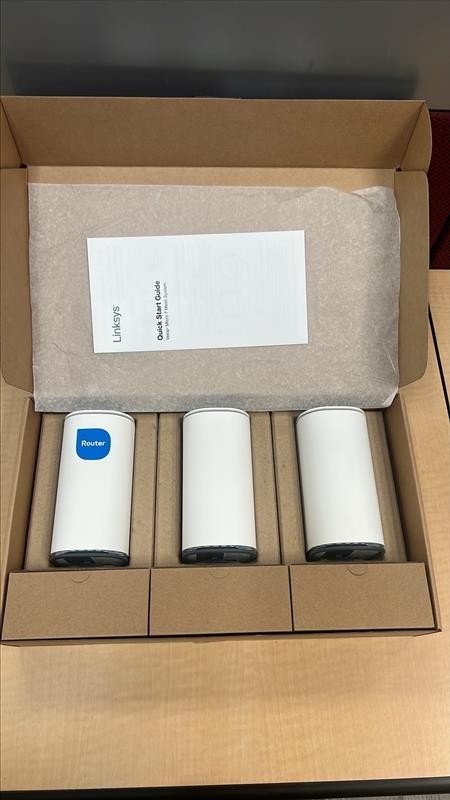 Linksys Velop Micro 7 Dual-Band Wi-Fi 7 Mesh System 3 Pack (LN1603-US) -Open Box