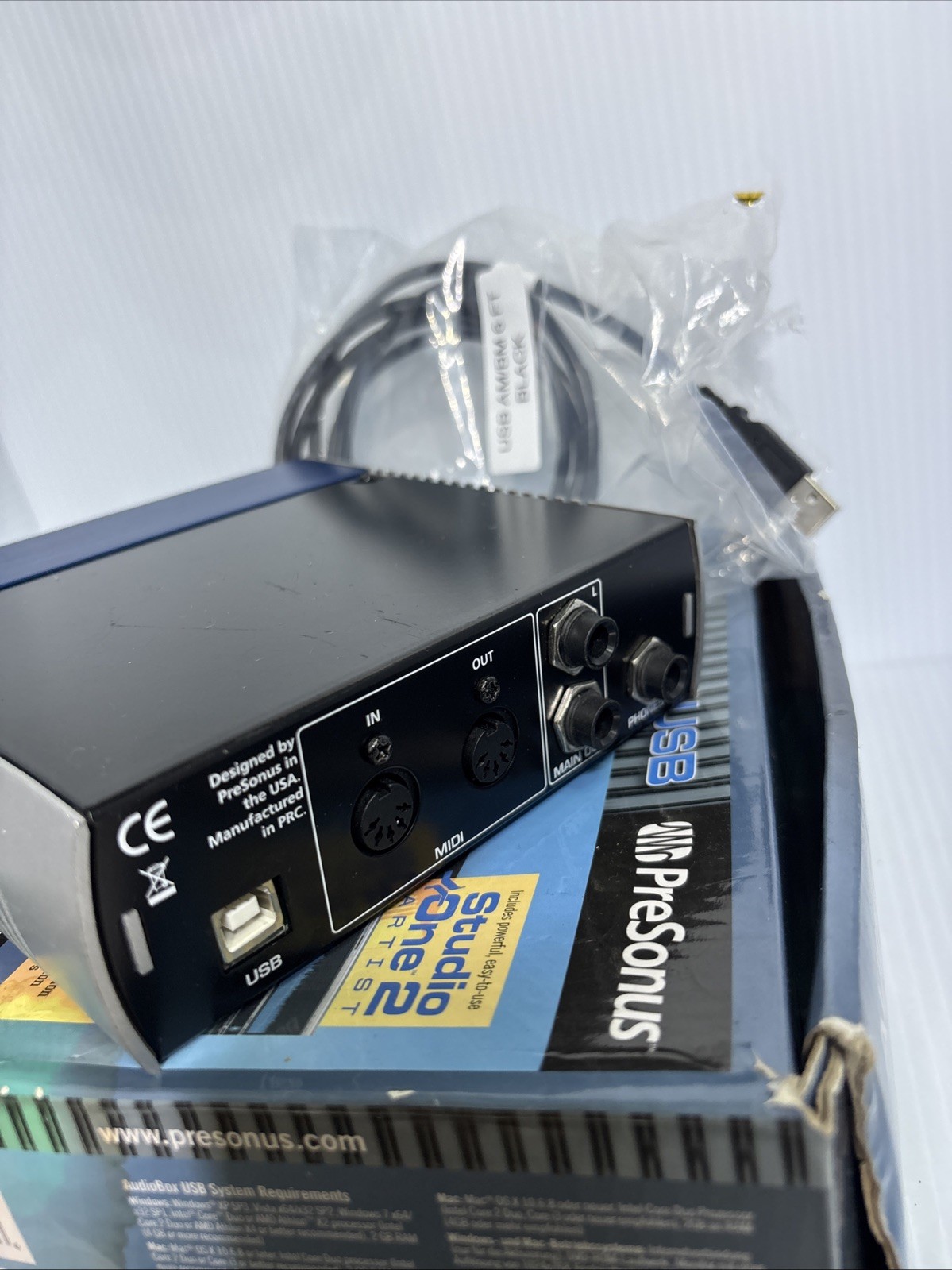 2012 PreSonus AUDIOBOX USB Recording System,future Artists (g)