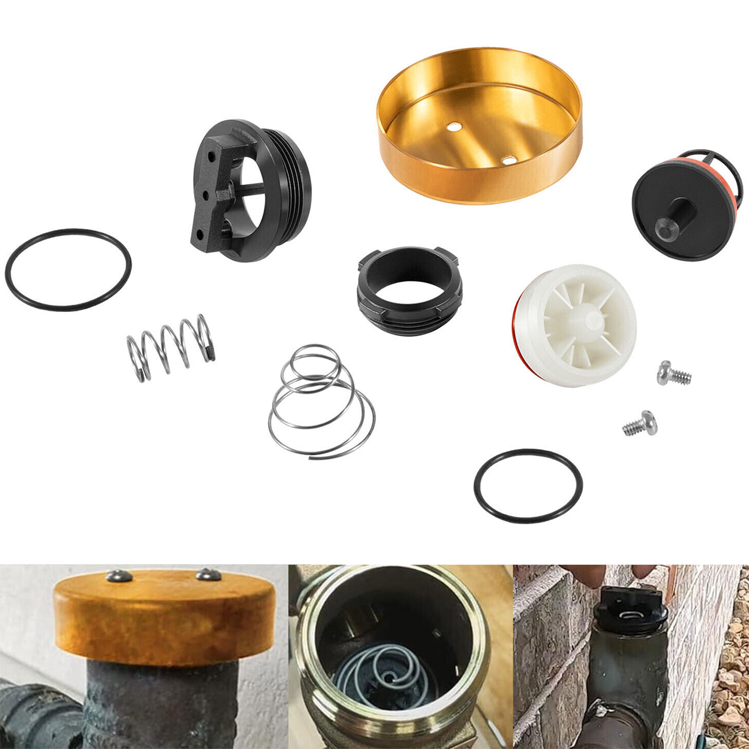 Pressure Vacuum Breaker Total Repair Kit for Watts 800M4 and LF800M4 1/2” -3/4”