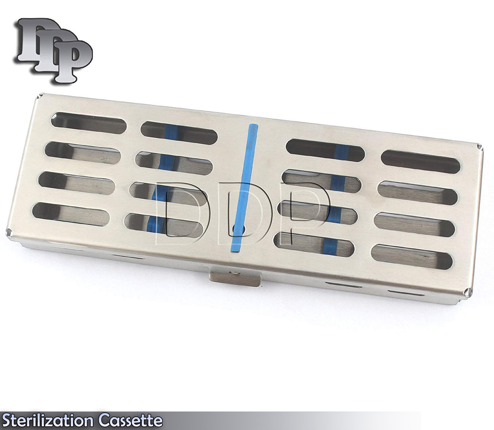DENTAL SURGICAL AUTOCLAVE STERILIZATION CASSETTE RACK BOX TRAY FOR 5 INSTRUMENTS