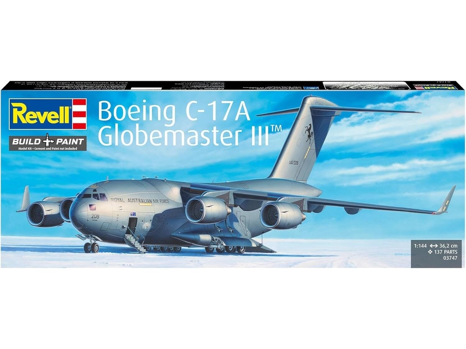 Revell - Boeing C-17A Globemaster III, 1/144, 03747