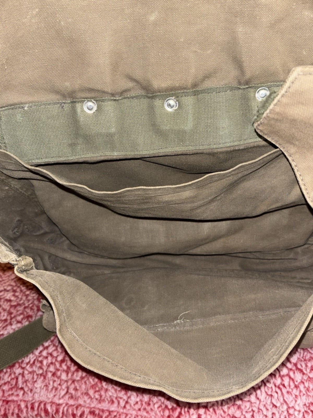 1960s West German Issue Heavy-Duty Canvas Shoulder/Hand Carry