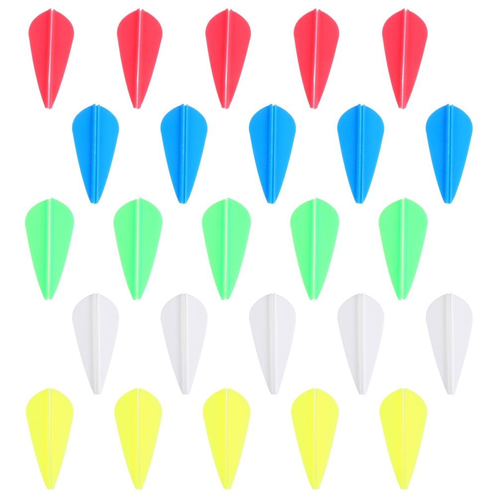 50Pcs Arrow Vanes Rubber Arrow Rubber Fletchings Archery Supplies