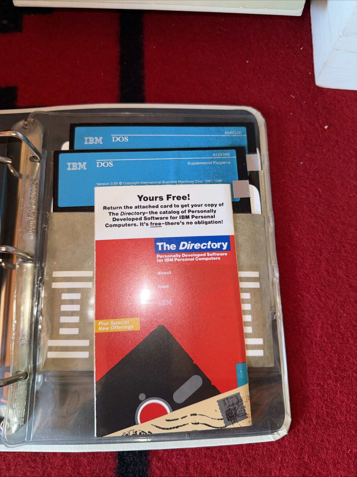 IBM Disk Operating System DOS Version 3.20 5.25" with Software & References