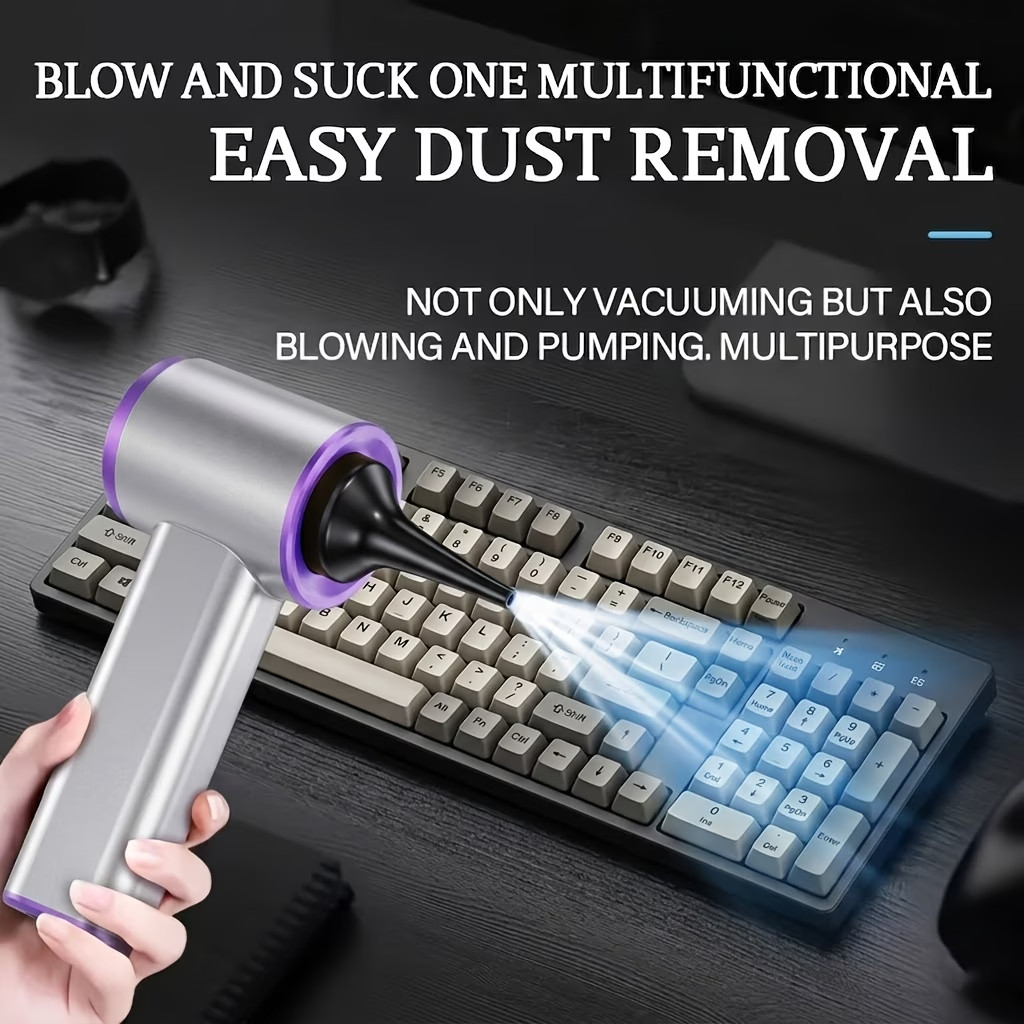 Home Wireless Vacuum Cleaner Mini Vacuum 4-In-1 Compressor Blower Pump Handheld