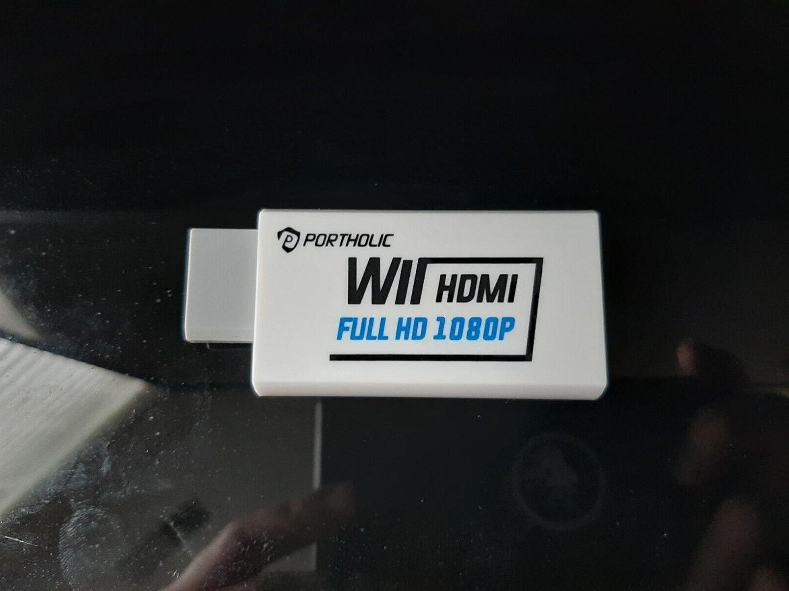 PORTHOLIC Wii to HDMI Converter 1080P for Full HD Device White Adapter NEW