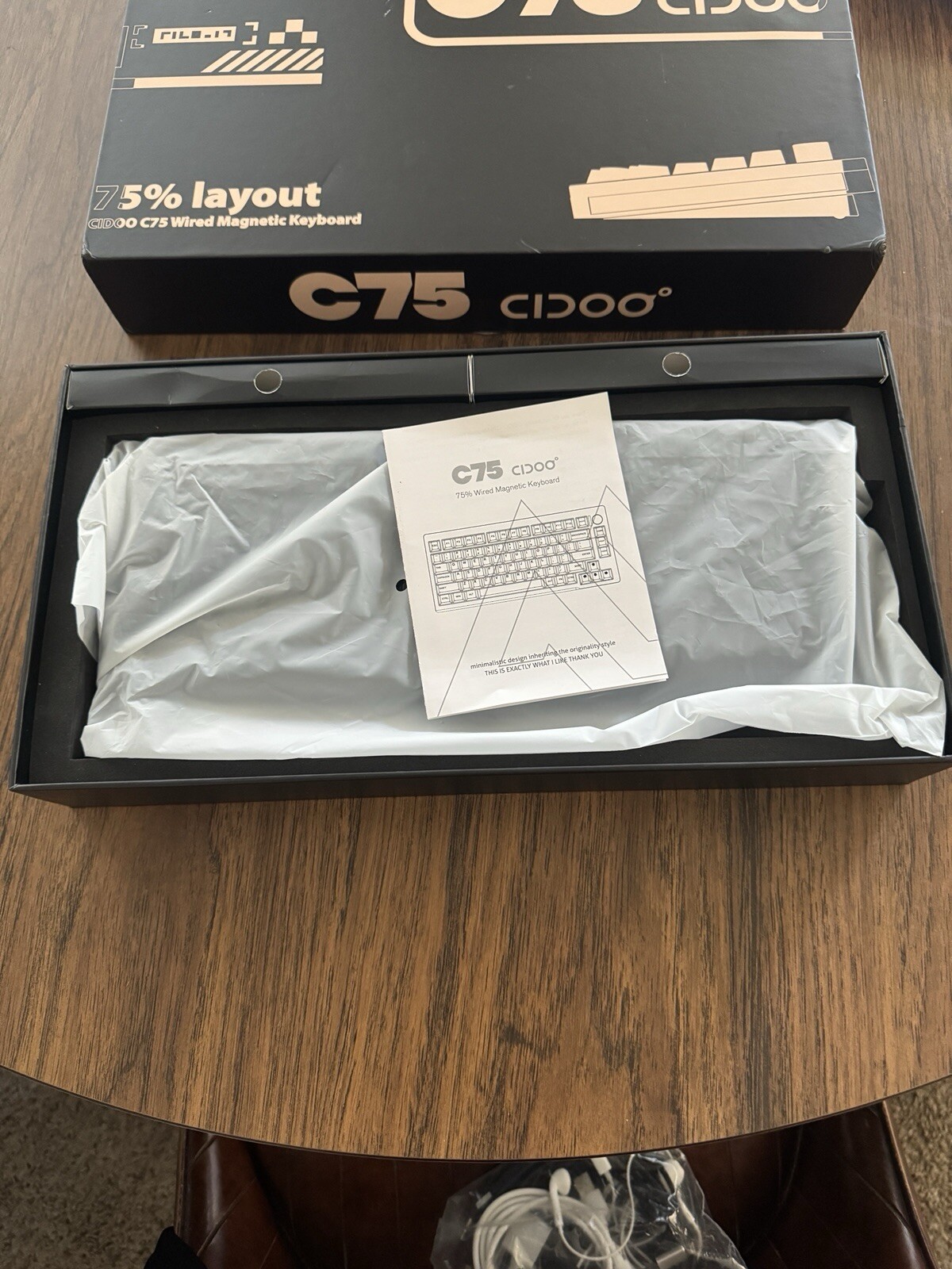 CIDOO C75 75% Layout Rapid Trigger Mechanical Keyboard Wired Magnetic