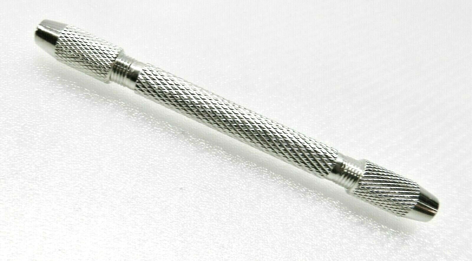 Pin Vise Hand Tool Double Ended 4 Size Jaws Range 0-3mm Jewelry & Watch 4" L