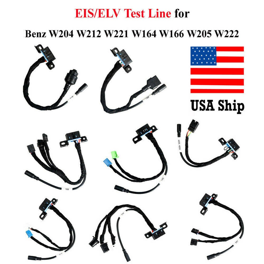EIS/ELV Test Line Work for Mercedes Benz W204 W212 W221 W164 W166 W205 W222
