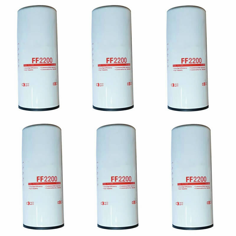 Replacement For  FF2200 For Cummins Fuel Filter 4088272 (Pack of 6)