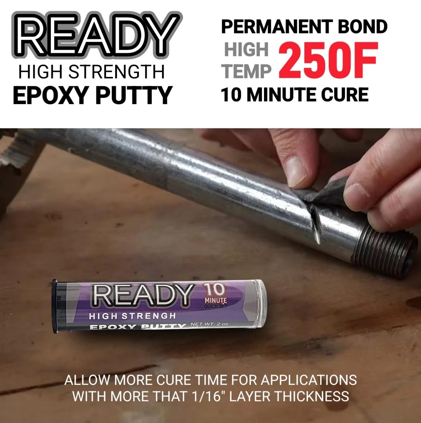 Versatile Ready Epoxy Putty - Durable, Quick Setting for Diverse Applications