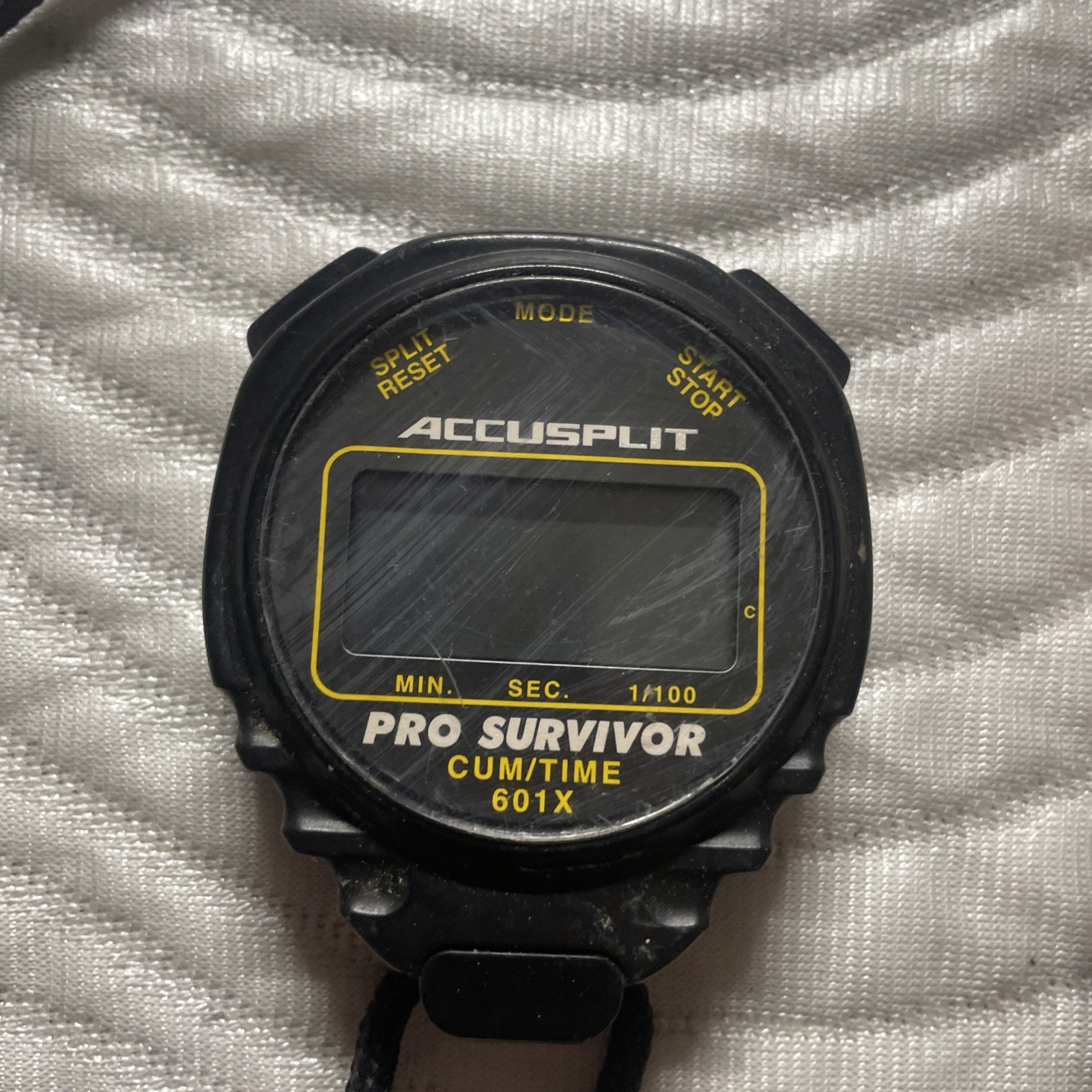ACCUSPLIT Pro Survivor - A601XBK Stopwatch, Clock- Untested