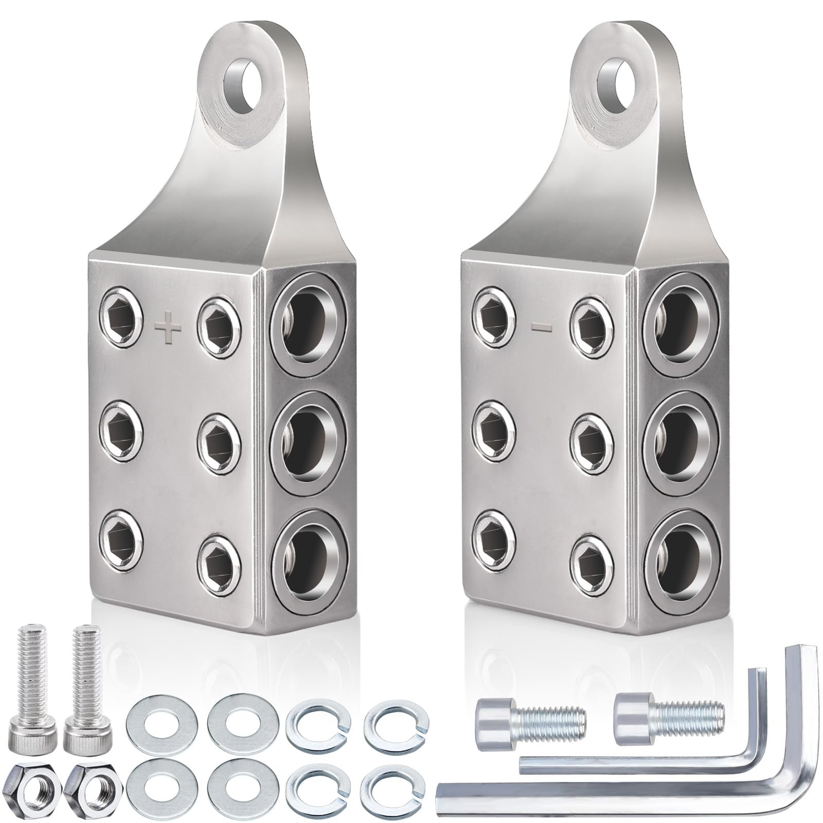 COROTC Battery Post Terminals,1/0,1,2,3,4,5,6AWG M8, 1/0 AWG(M8 or 5/16”-18)