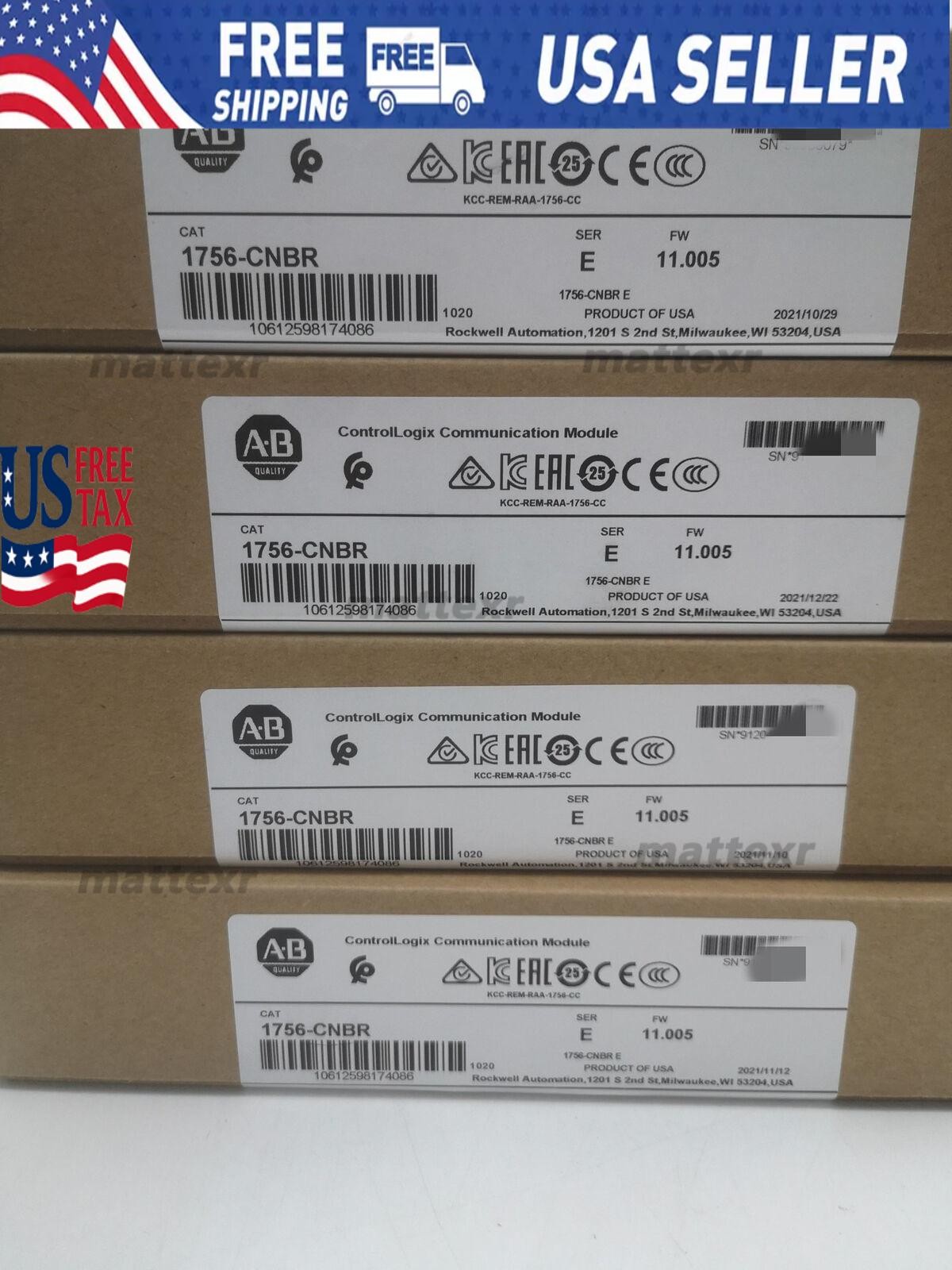 NEW AB 1756-CNBR ControlNet Redundant Bridge Module 1756 CNBR free shipping