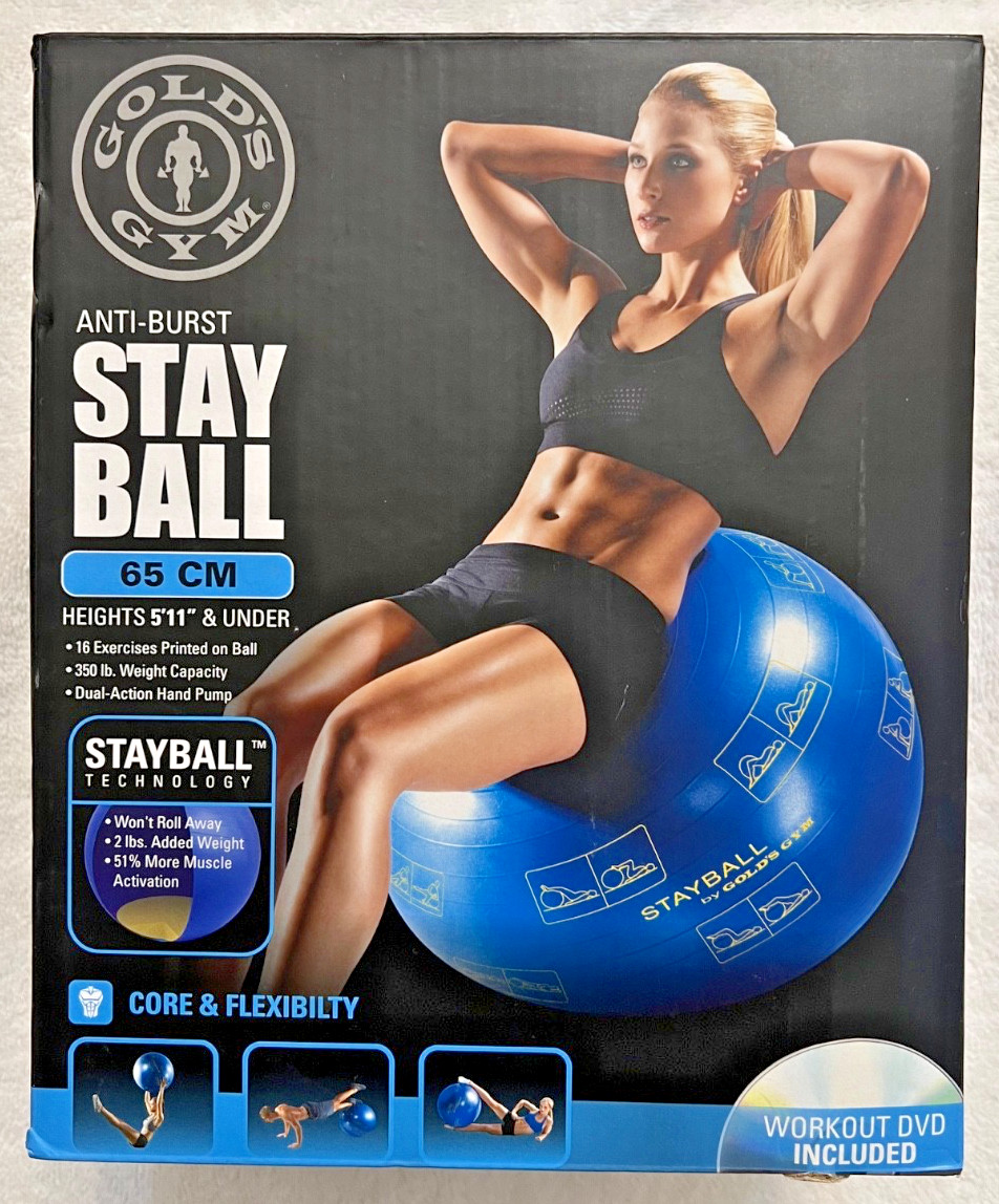 Gold's Gym Anti-Burst Stay Ball 65CM