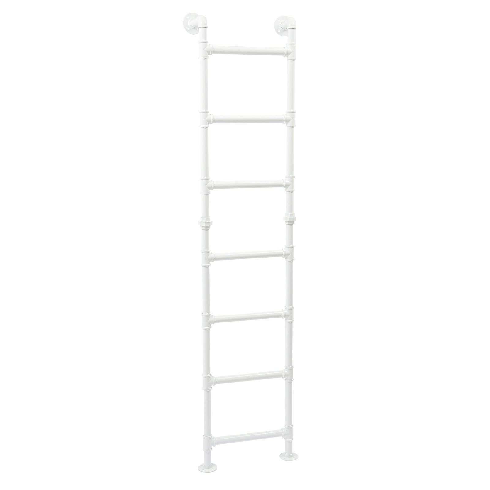 Modern 7-Step Bunk Bed Ladder - Space-Saving Carbon Steel Design