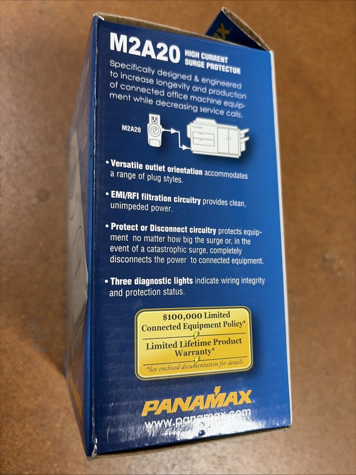 ✨ NEW Panamax M2A20 20-Amp High Current Surge Protector - 2 Outlets - 1350 Joule