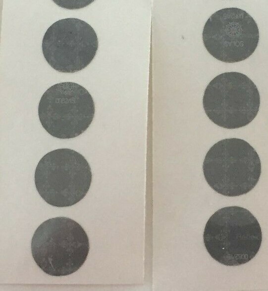Reflective -30- SOLAS Circles/Dots 1" diameter
