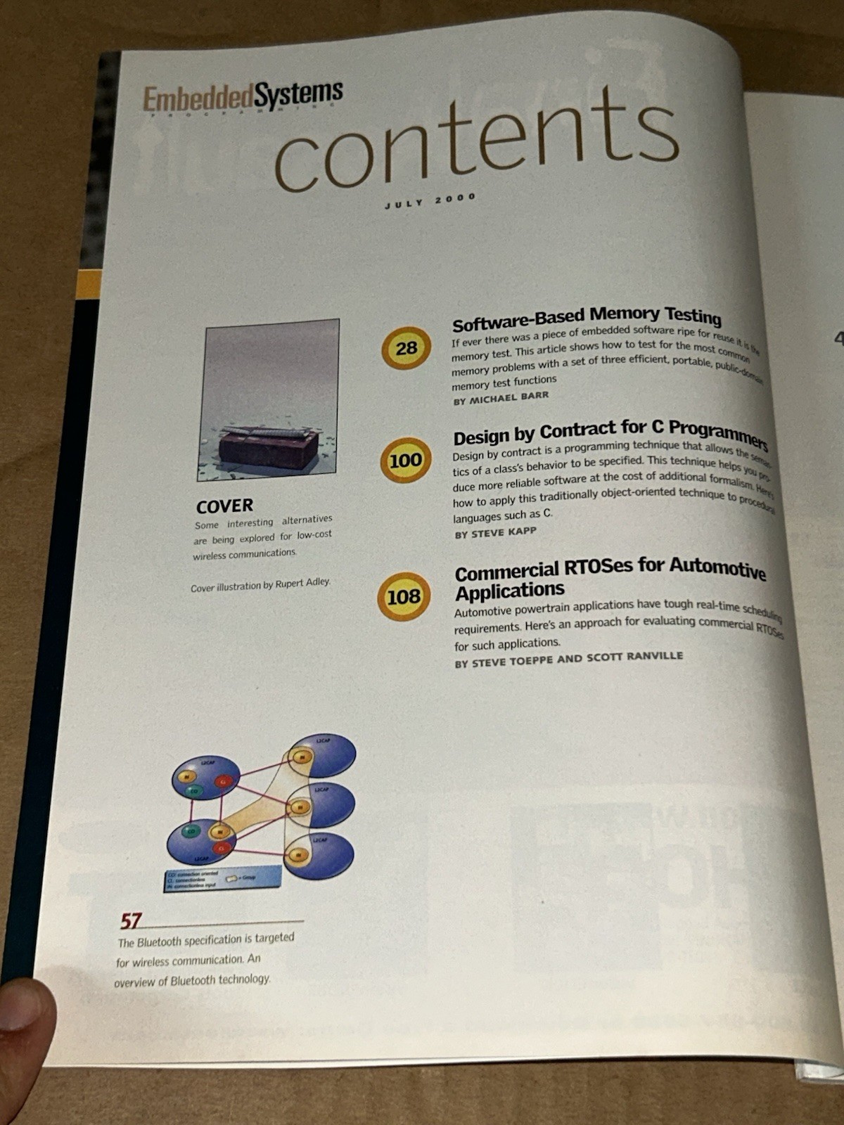 July 2000 Embedded Systems Programming Magazine Volume 13 Issue 7 W/ Renew Cover