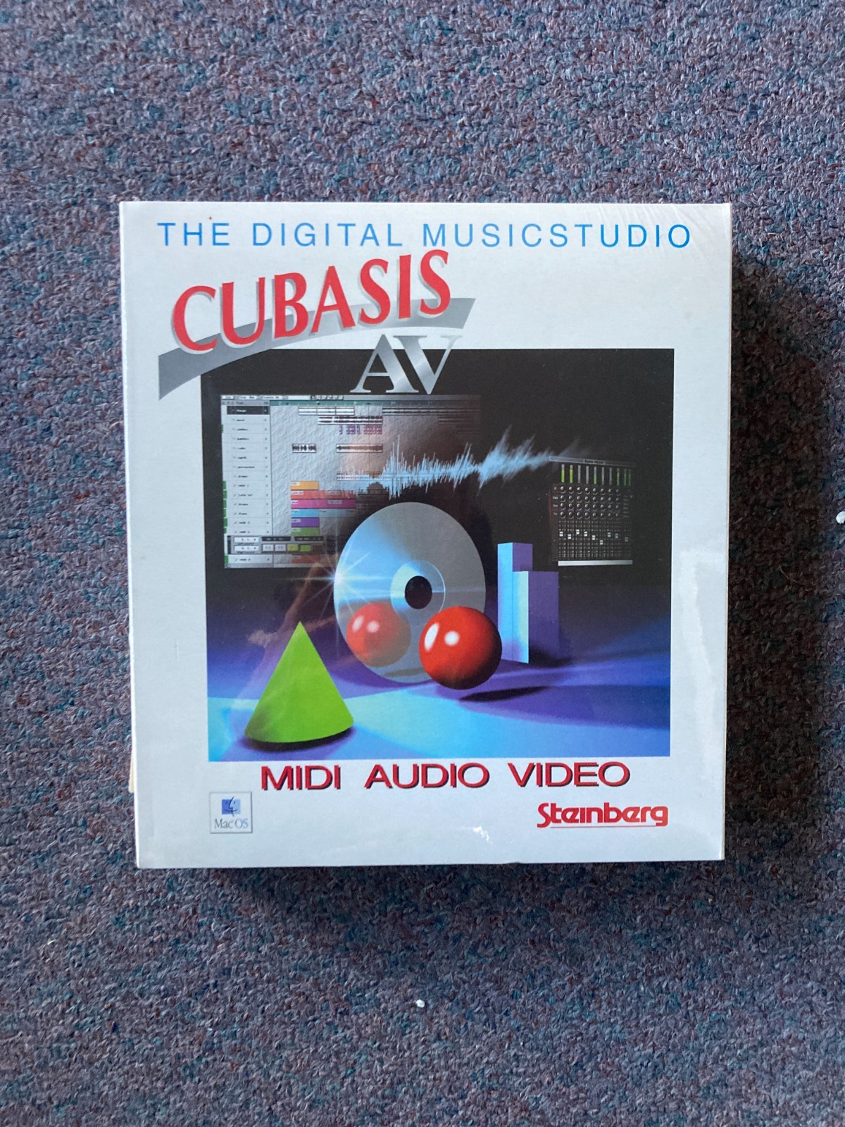 Vintage Steinberg Cubasis AV Software - Mac OS - New Factory Sealed