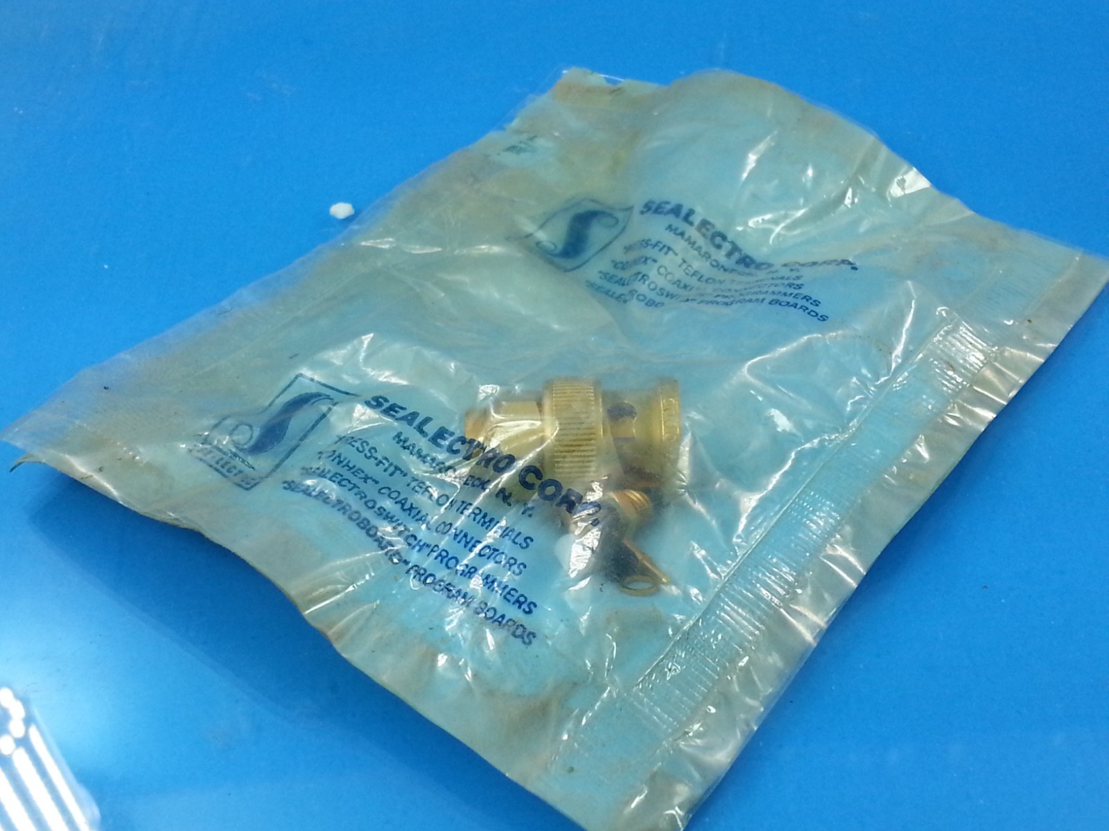 LOT OF 5 SEALECTRO 58-007-0000 BNC TYPE MALE CONNECTOR