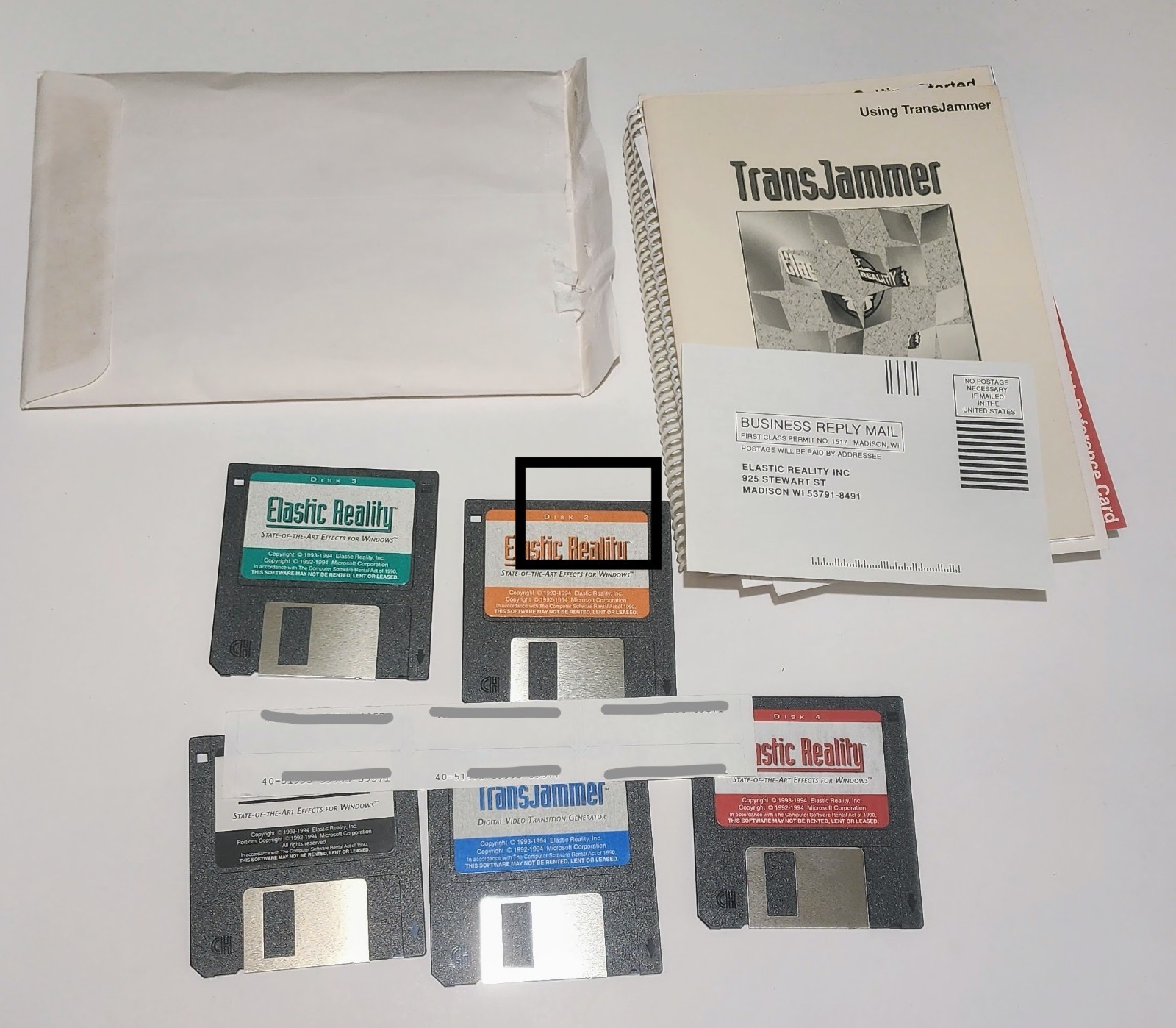 Elastic Reality — Professional Warping & Morphing Software for Windows 1994