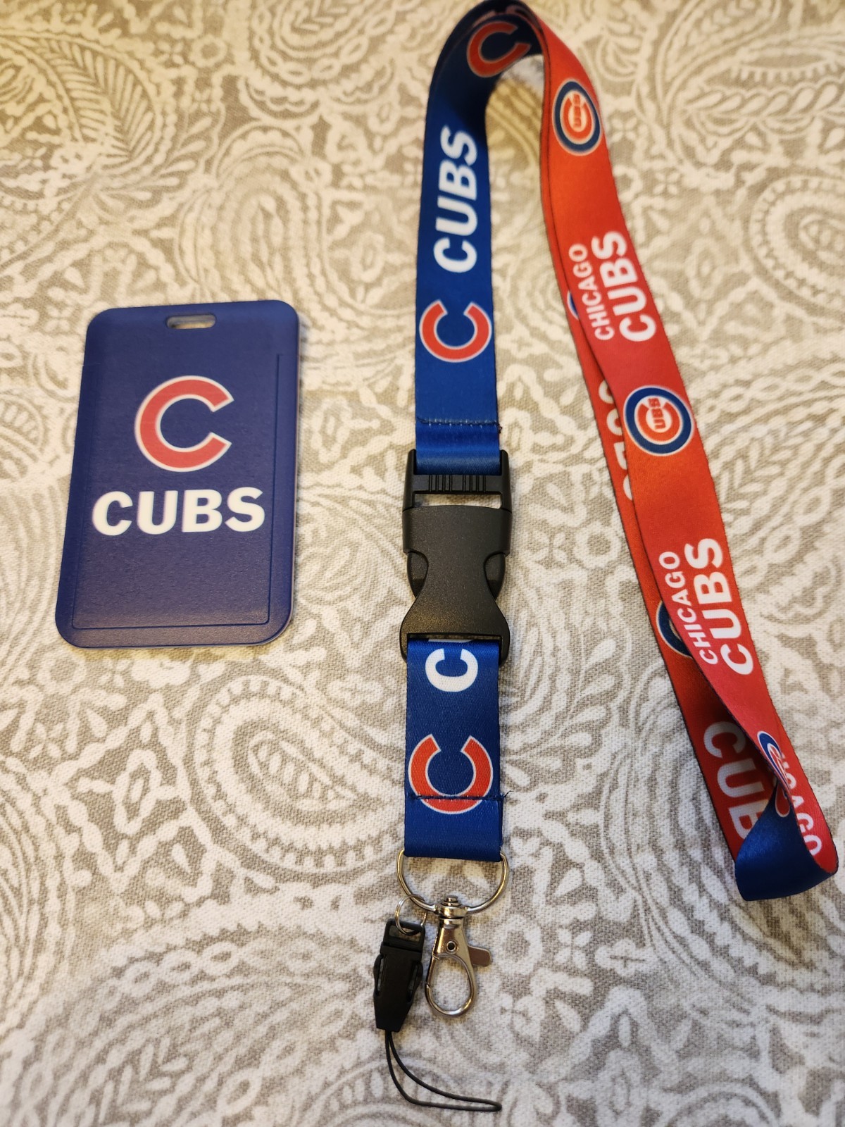 Chicago Cubs MLB Lanyard Keychain & ID Holder
