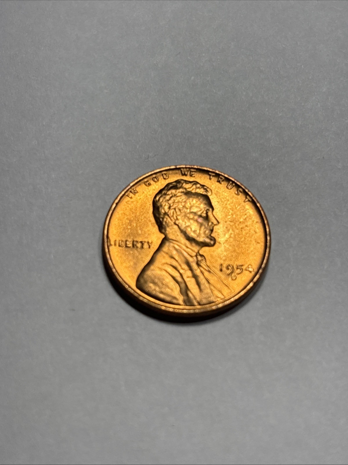 1954-D Denver Mint Gem Uncirculated Red Copper Lincoln Wheat Cent
