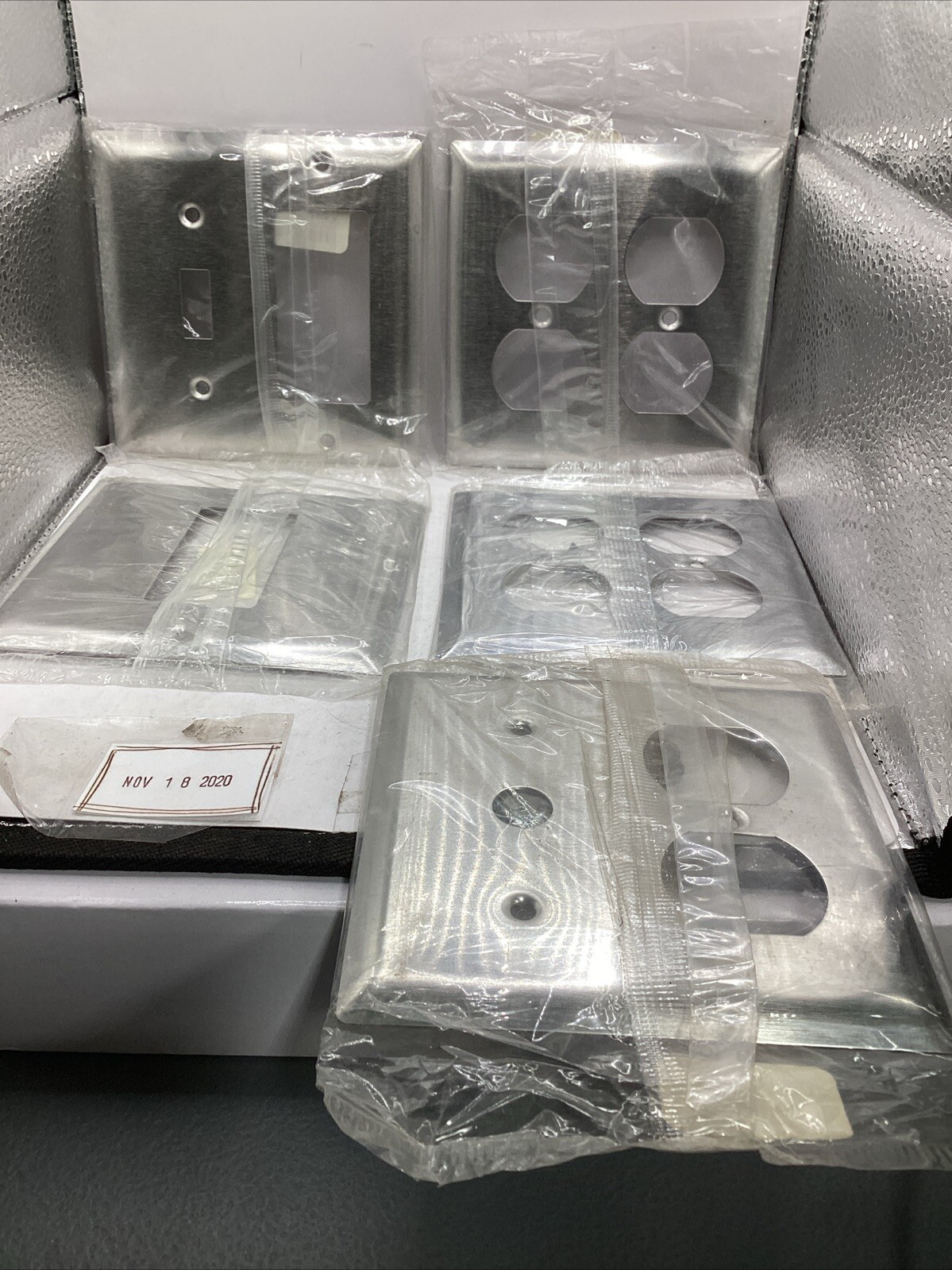 Lot Of 5 Pass & Seymour Type 302 & 430 Stainless Steel Assorted Wallplates