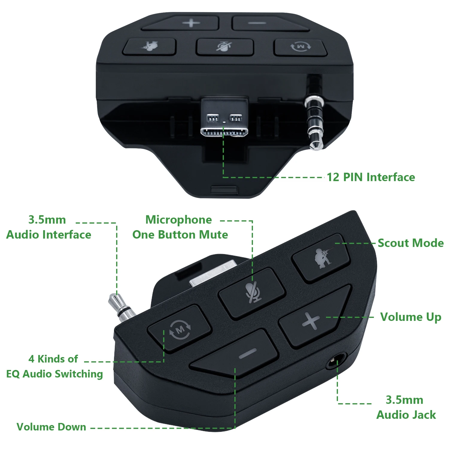 Sound Enhancer Adapter for Xbox One 3.5mm, Series S/X