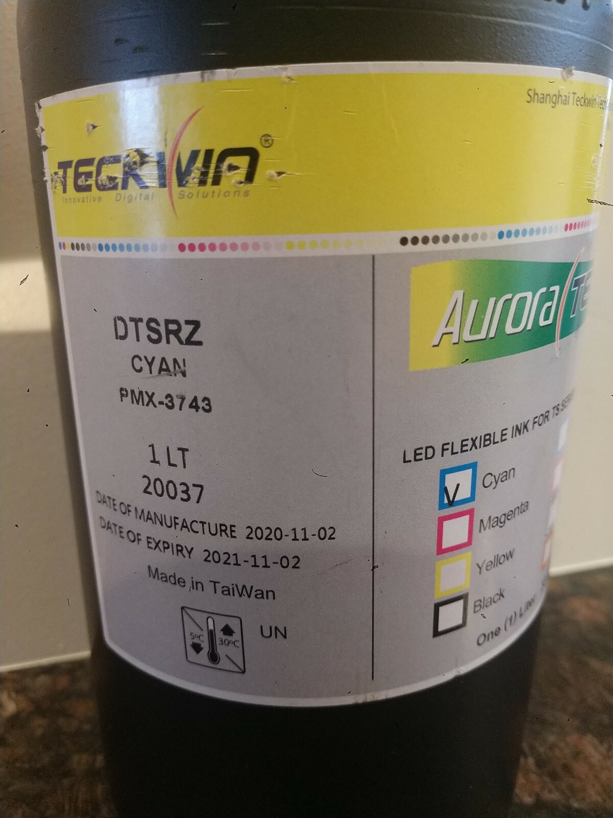 Teckwin Technology Developmen Aurora Reck Flexible Ink For TS Series R2R printer