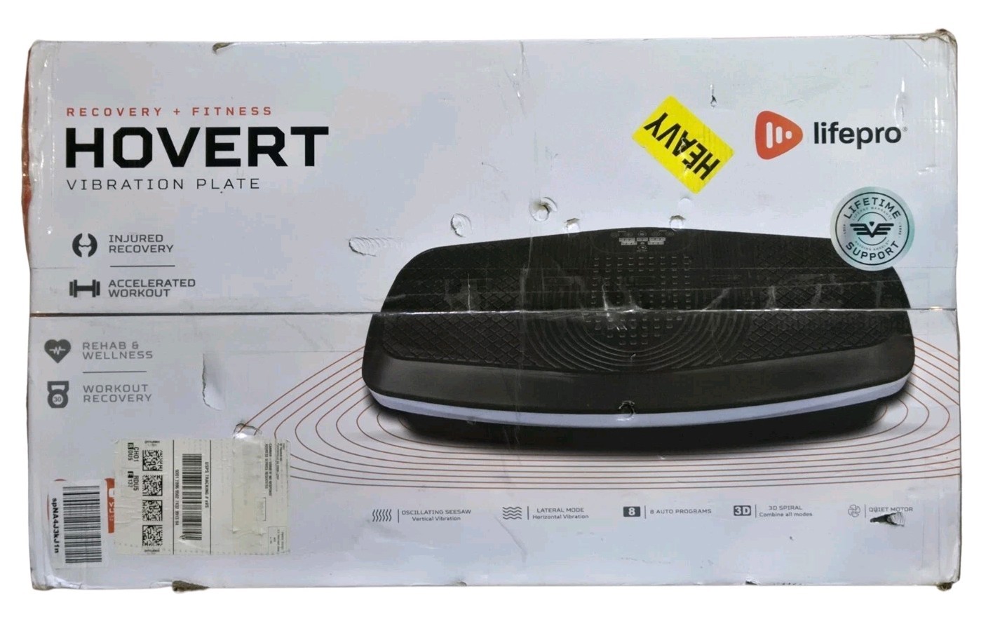 Lifepro Hovert 3D Heavy Duty Vibration Plate Machine/NIB/Free Shipping
