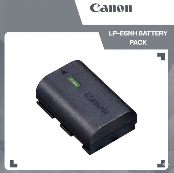 Canon Battery LP-E6NH 7.2V 2130mAh for EOS R5 R6 R7 5D IV 90D DSLR Cameras