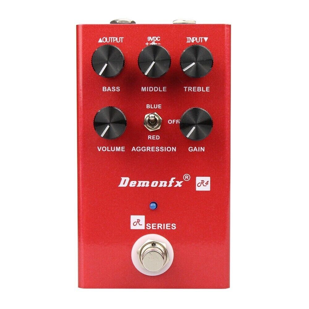 Demonfx Revelation 4 Distortion W/ Toggle Mode Option Guitar Effect Pedal NEW!