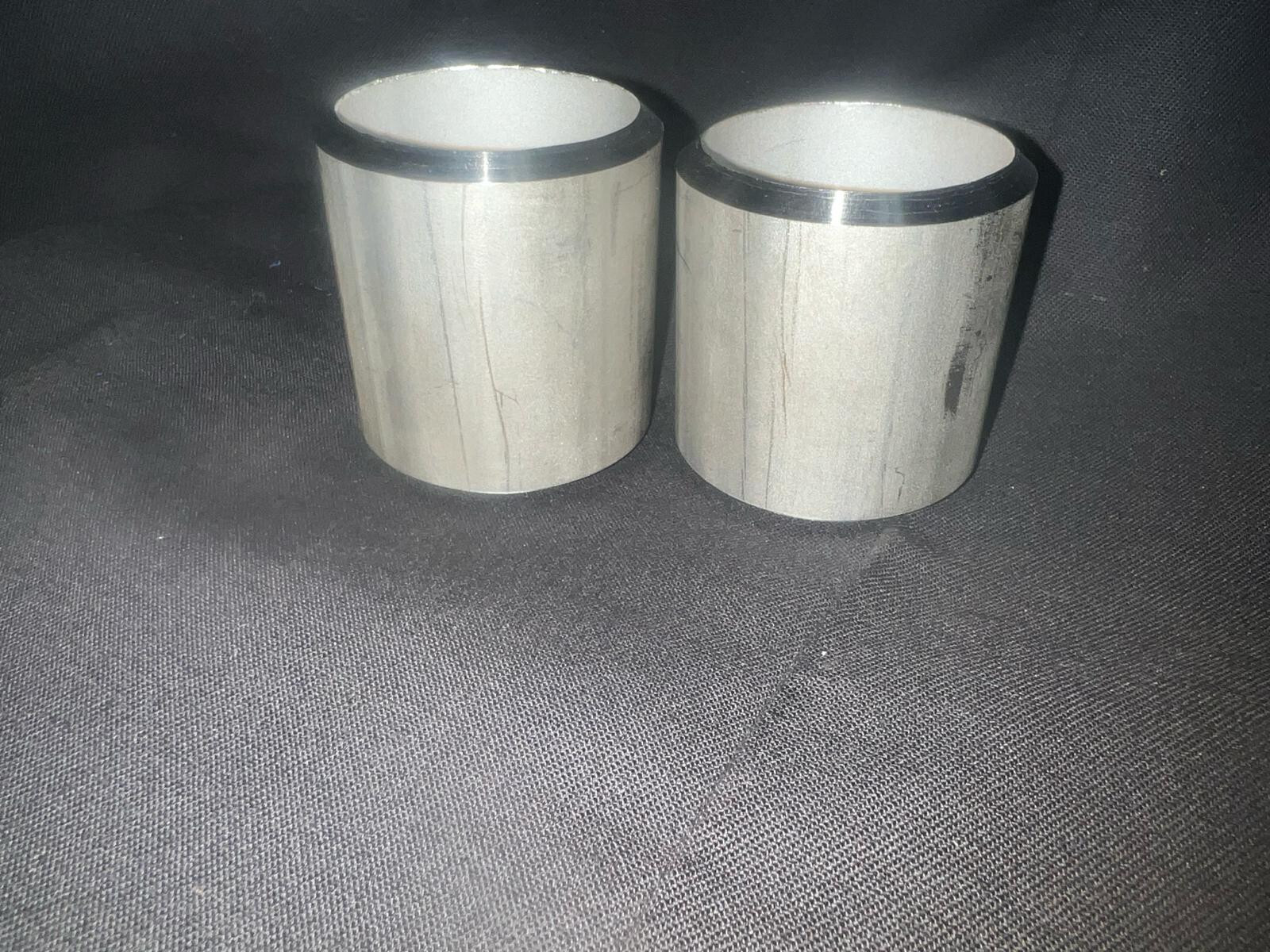 Welding pipe COUPONn samples 304 stainless steel  1.5"ID x 2" x sch40s 2 PAIRS