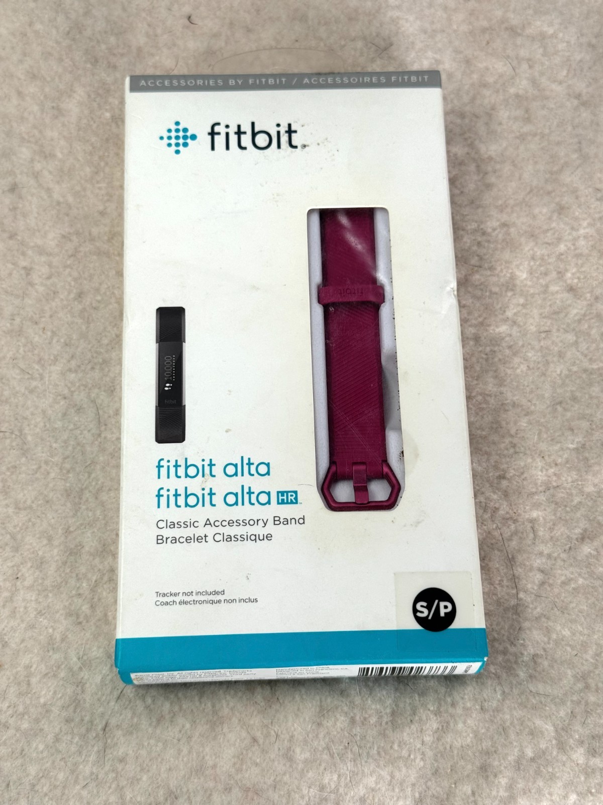 Fitbit Alta HR Classic Accessory Band Small (S) Plum FB163ABPMS New