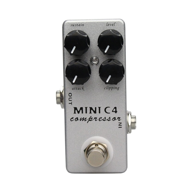 Dynamic Compressor Pedal For Guitarists With Clear Indicator Easy Operations
