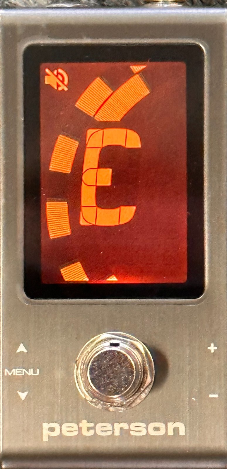 Peterson StroboStomp Mini Stompbox Strobe Tuner Pedal