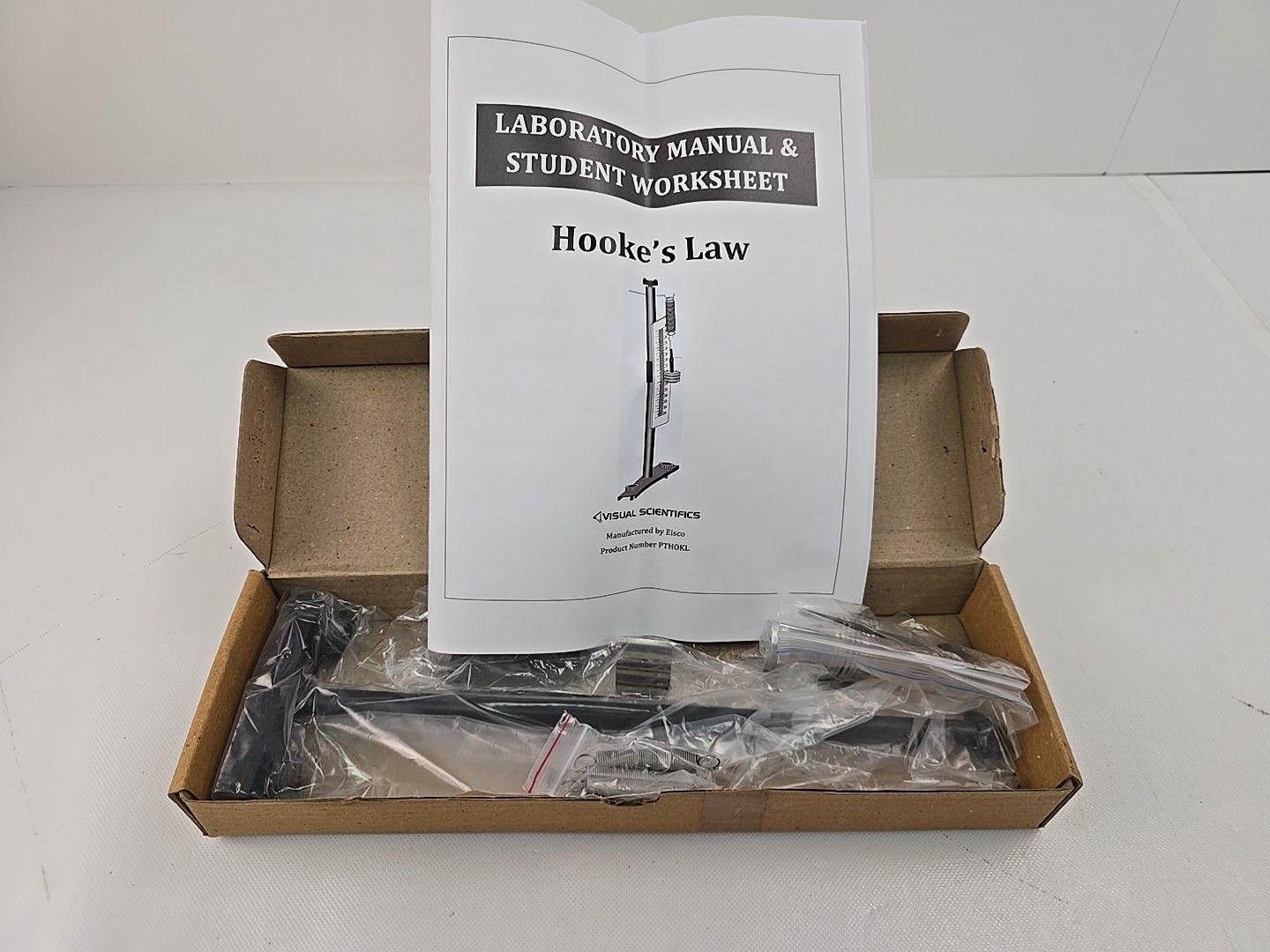 EISCO Hooke's Law Kit - Experiment Components Only - Useful in Studying...