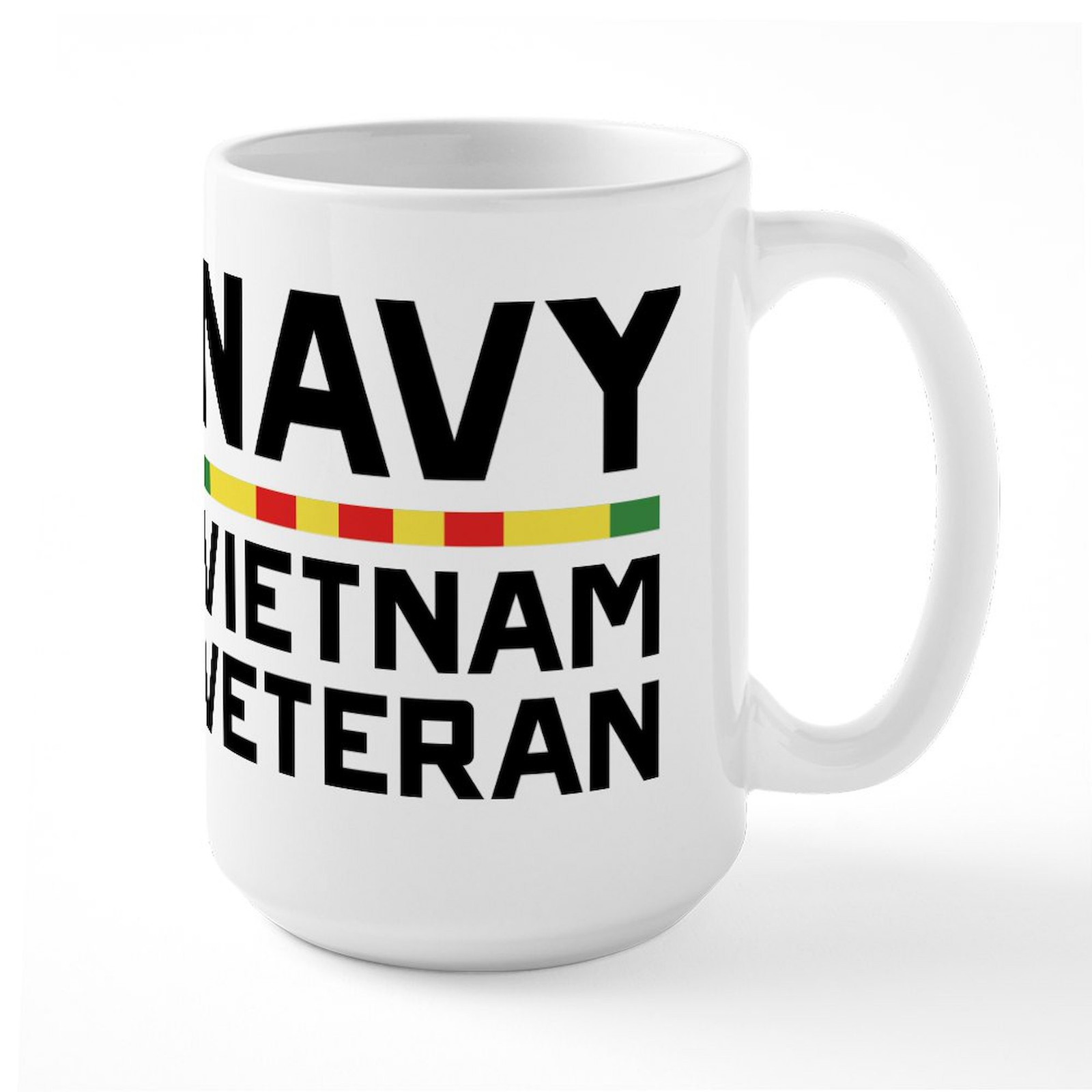 CafePress U.S. Navy Vietnam Veteran 15 Oz Ceramic Large Mug (110923911)