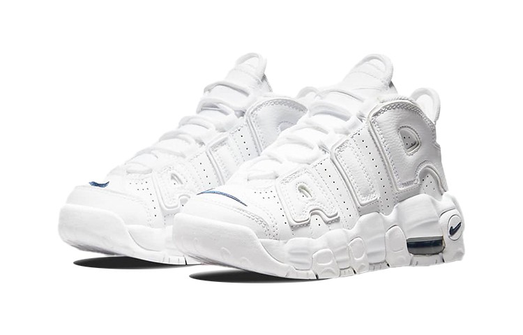 Nike Air More Uptempo Mid White Midnight Navy - DH9723-100