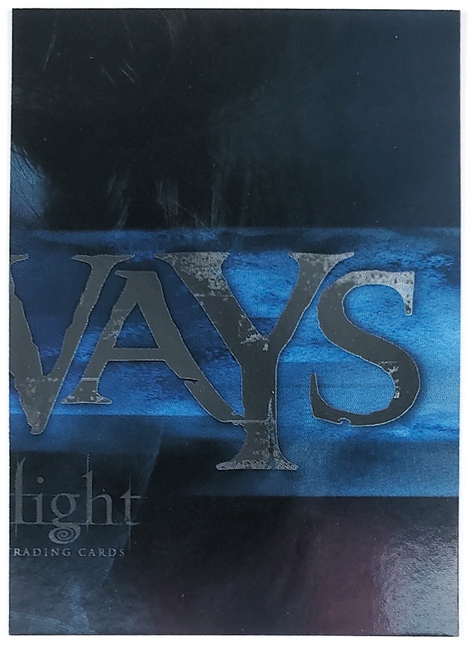 2008 NECA The Twilight Saga Twilight Movie #AL-9 Foil Insert Always Puzzle Card