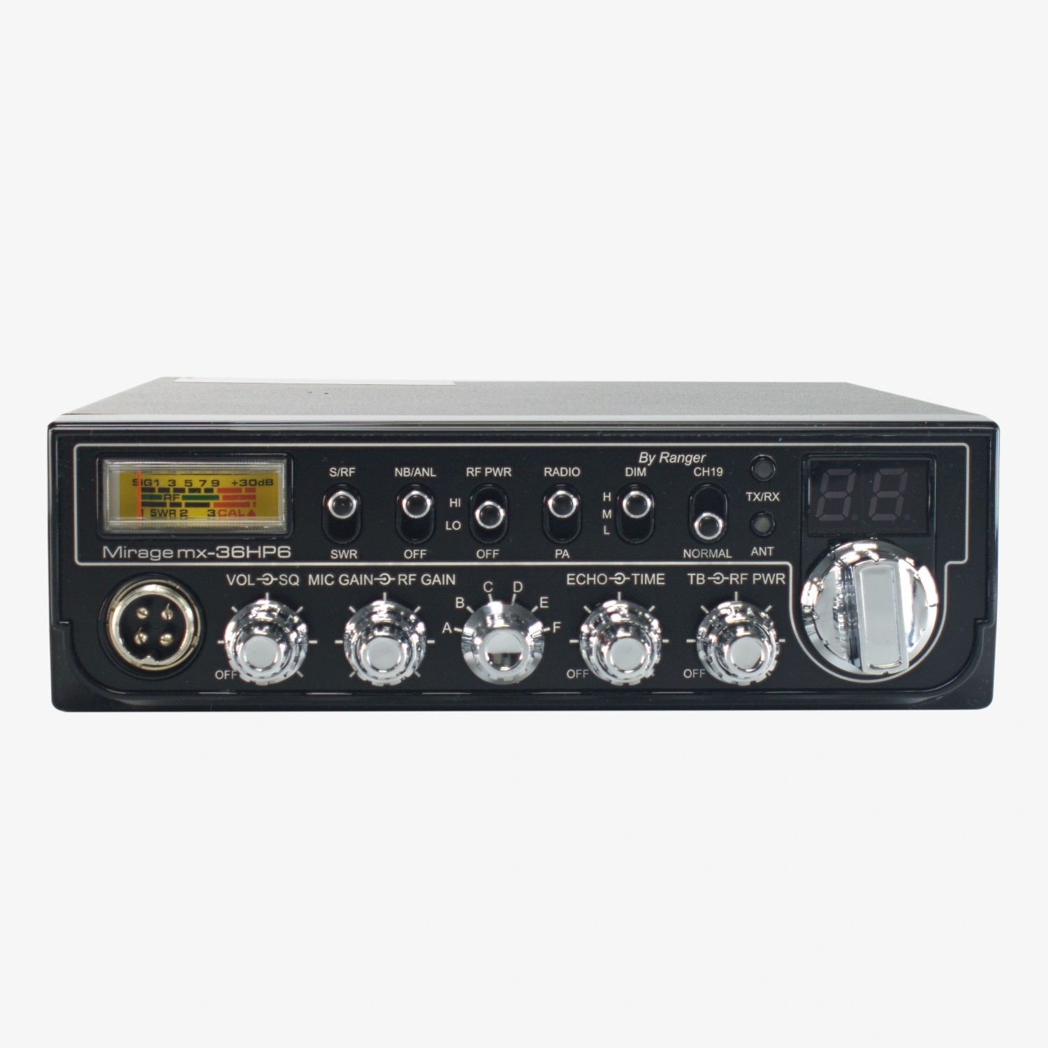 Ranger Mirage MX36HP6 10 Meter Radio | High Power | Cobra 29 Size | AM Loud
