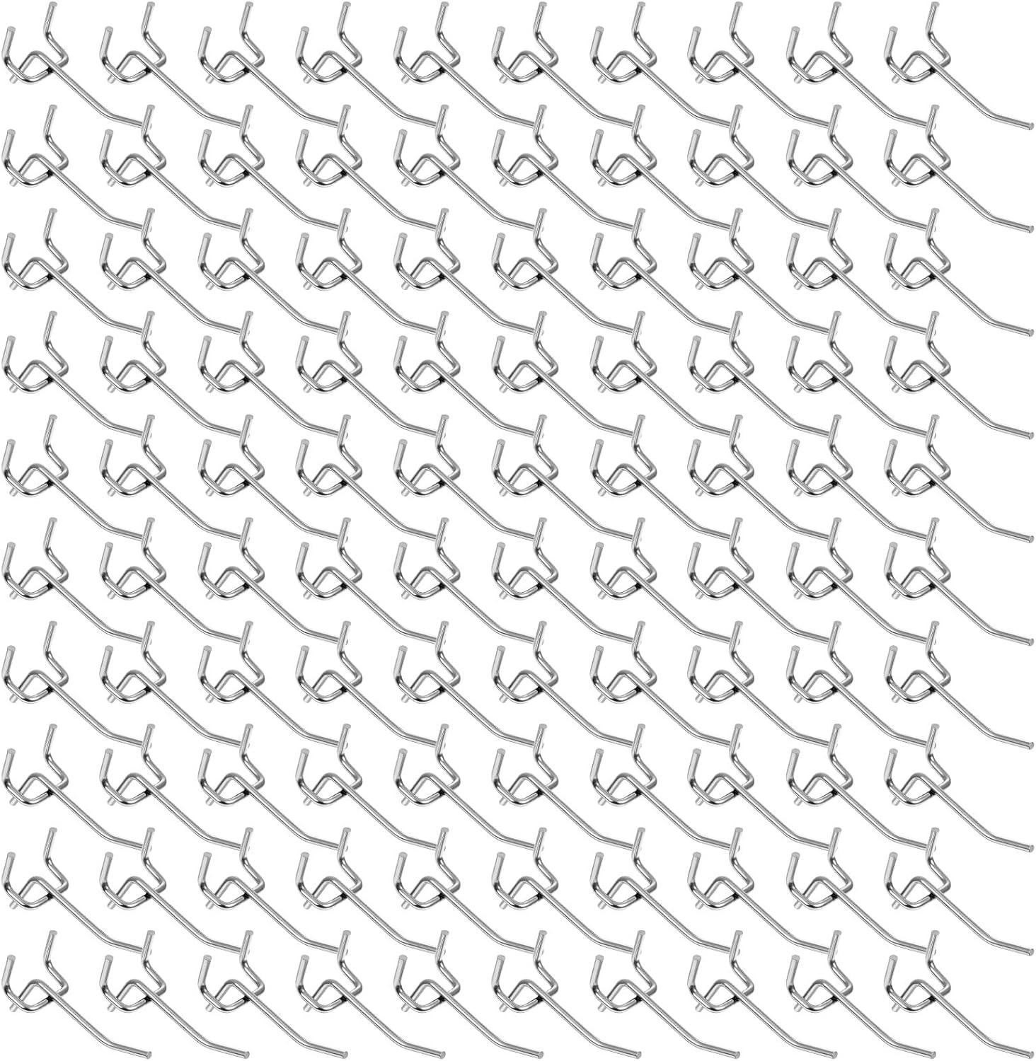 100 Pcs Pegboard Hooks 2 Inch Peg Board Shelving Hooks Peg Board Organizer Acces