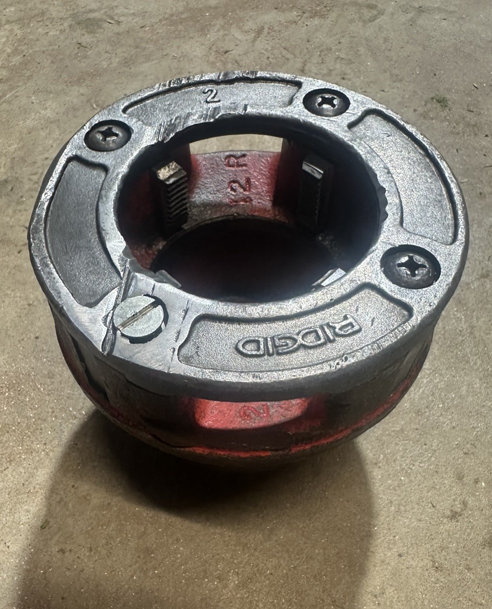 RIDGID 2" PIPE THREADING DIE FOR 12-R AND 700 THREADERS