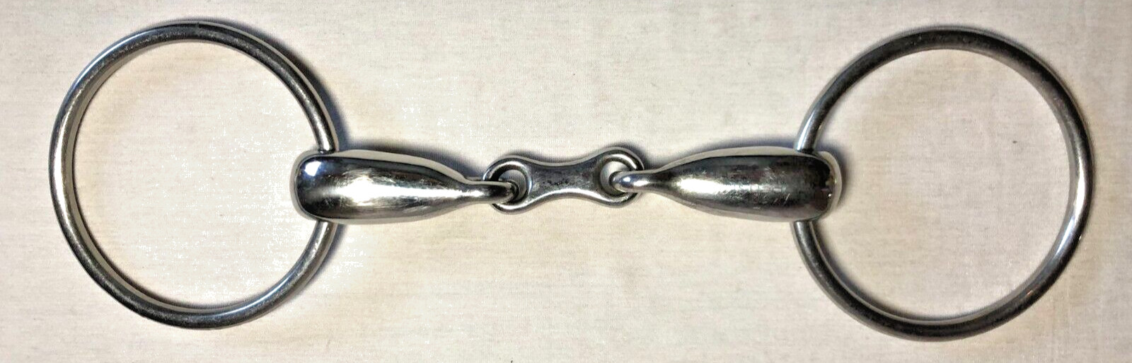 Stubben Snaffle Bit Hollow Mouth French Link ~ 4.75"