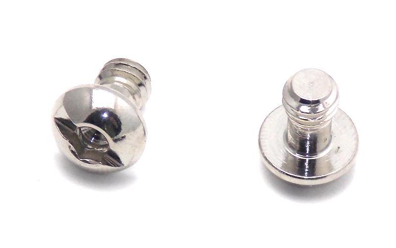 2 Captive 4mm Hex Head 1/4" Screw /Tripod /QR Plate New